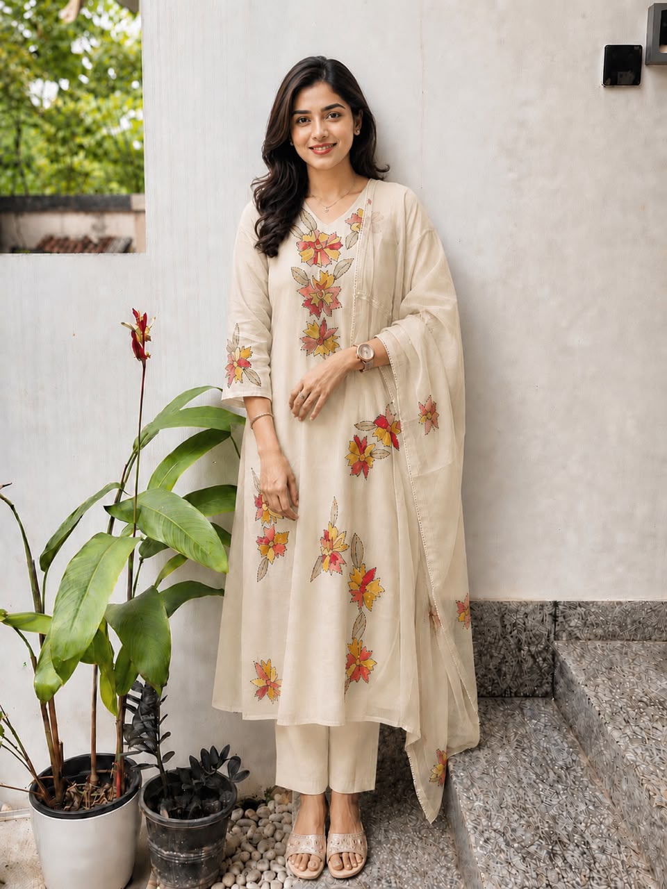 Elegant Mulchanderi Salwar Suit