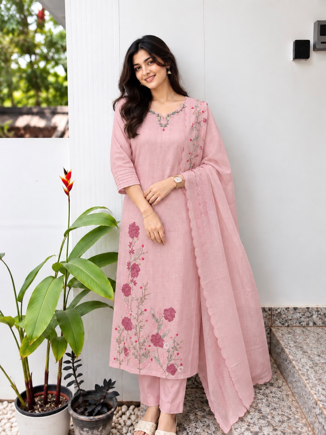 Premium Mull Chanderi Salwar Suit