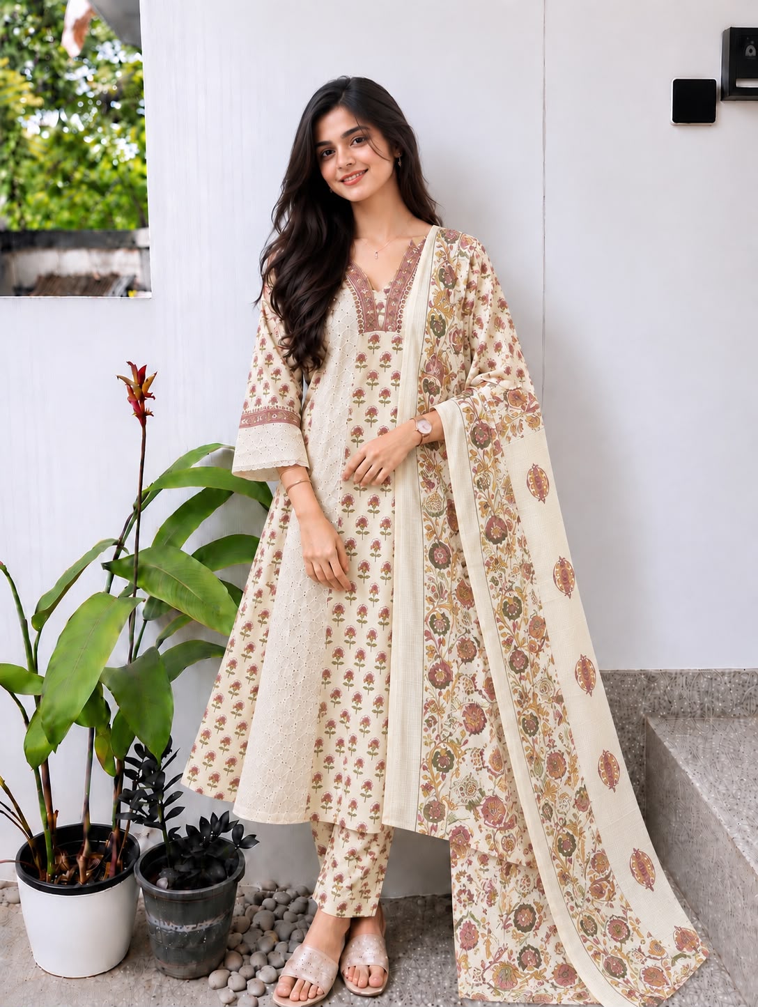 Pure Cotton Printed Hakoba Salwar Suit