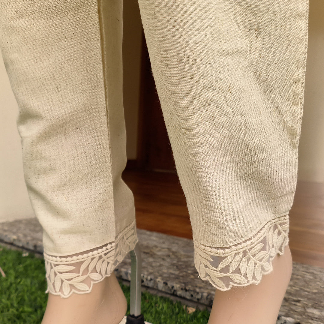 Khadi Cotton Co-ord Set with Sequence Work (2-piece)