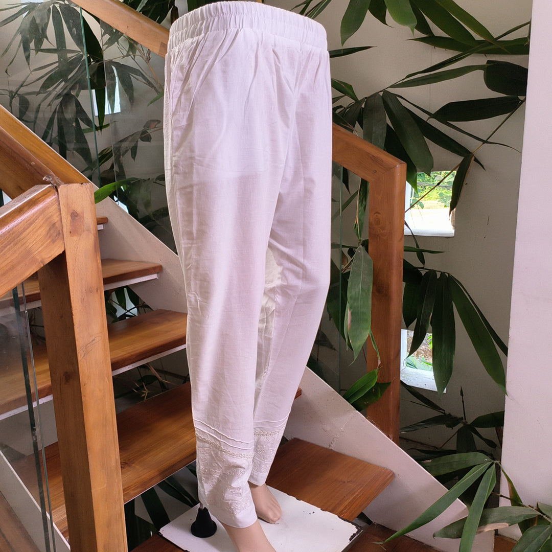 Women's Cotton Bottom with Lace Detailing