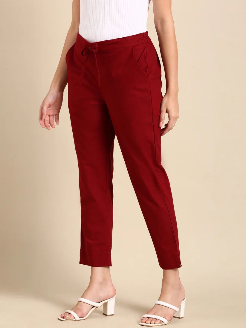 Cotton Classic Fit Pants