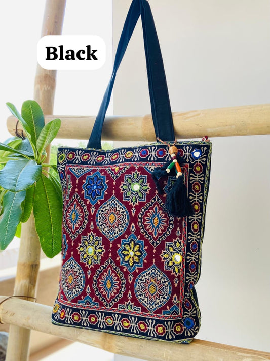 Ajrakh Print Tote Bag