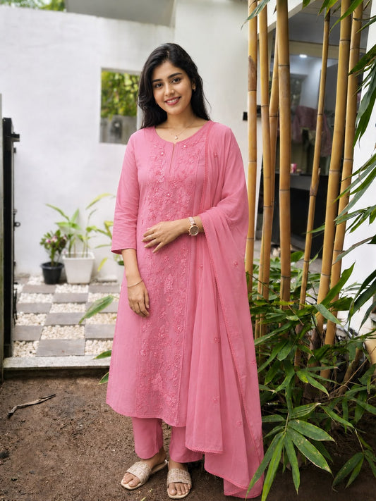 Elegant Silk Organza Salwar Suit
