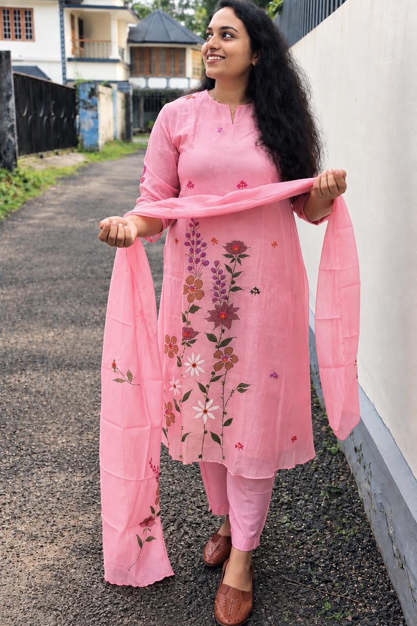 Premium Mul Chanderi Salwar Suit