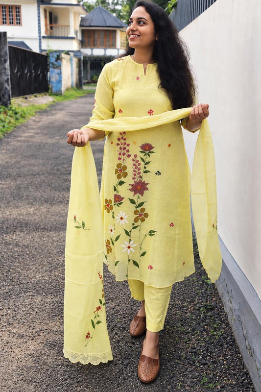 Premium Mul Chanderi Salwar Suit