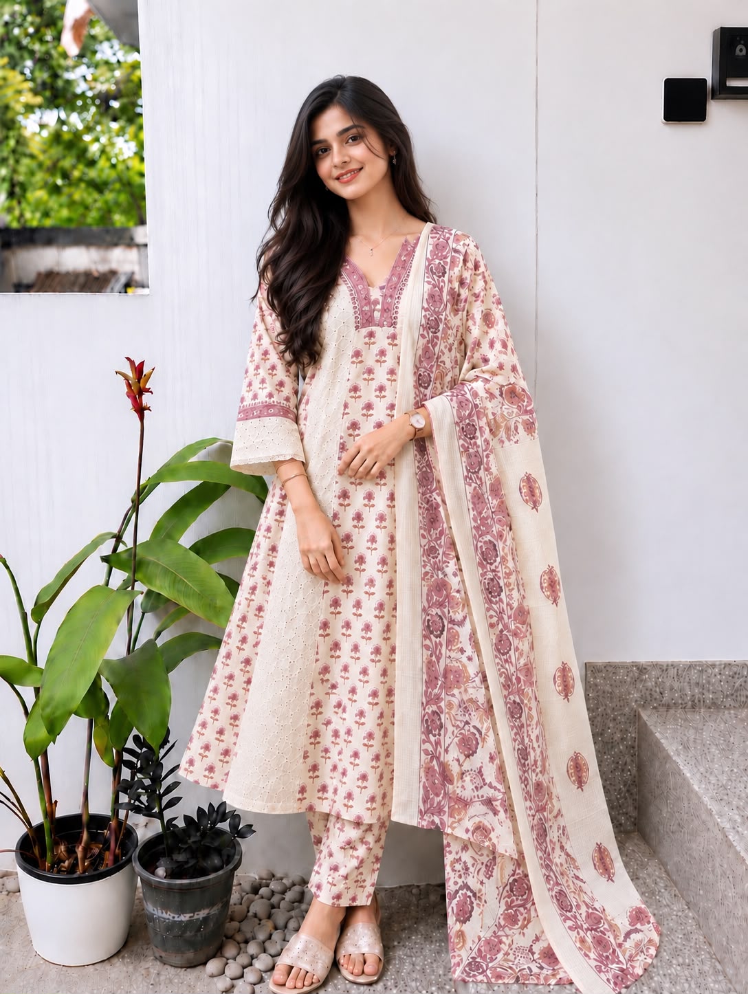 Pure Cotton Printed Hakoba Salwar Suit