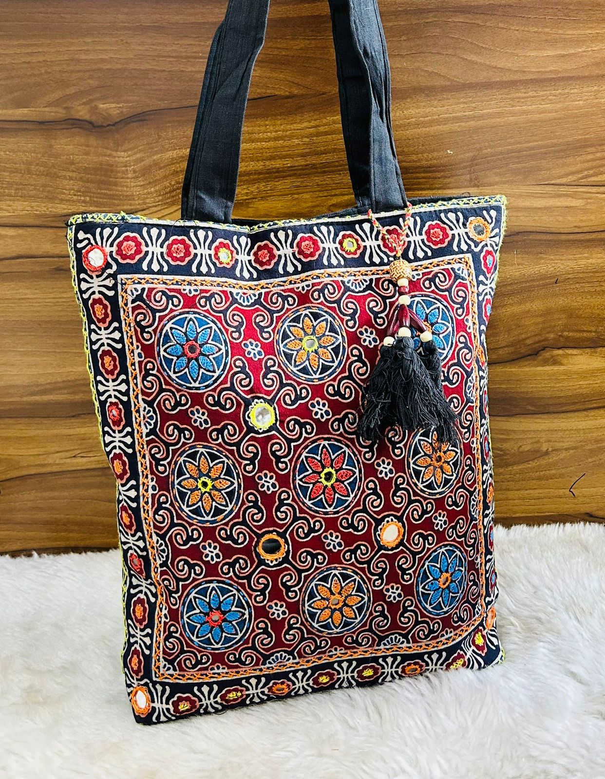 Ajrakh Print Tote Bag