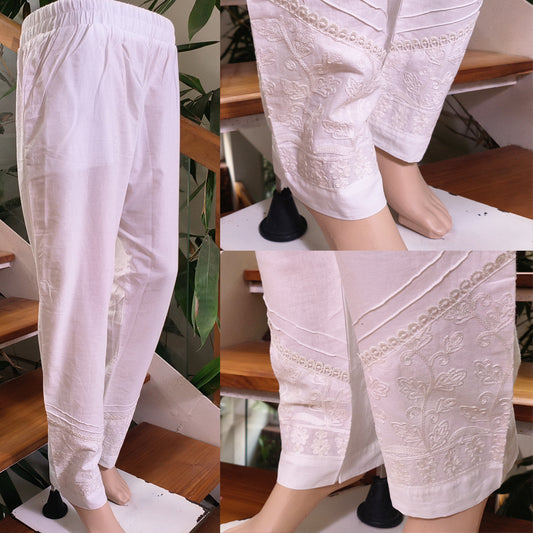 Women's Cotton Bottom with Lace Detailing