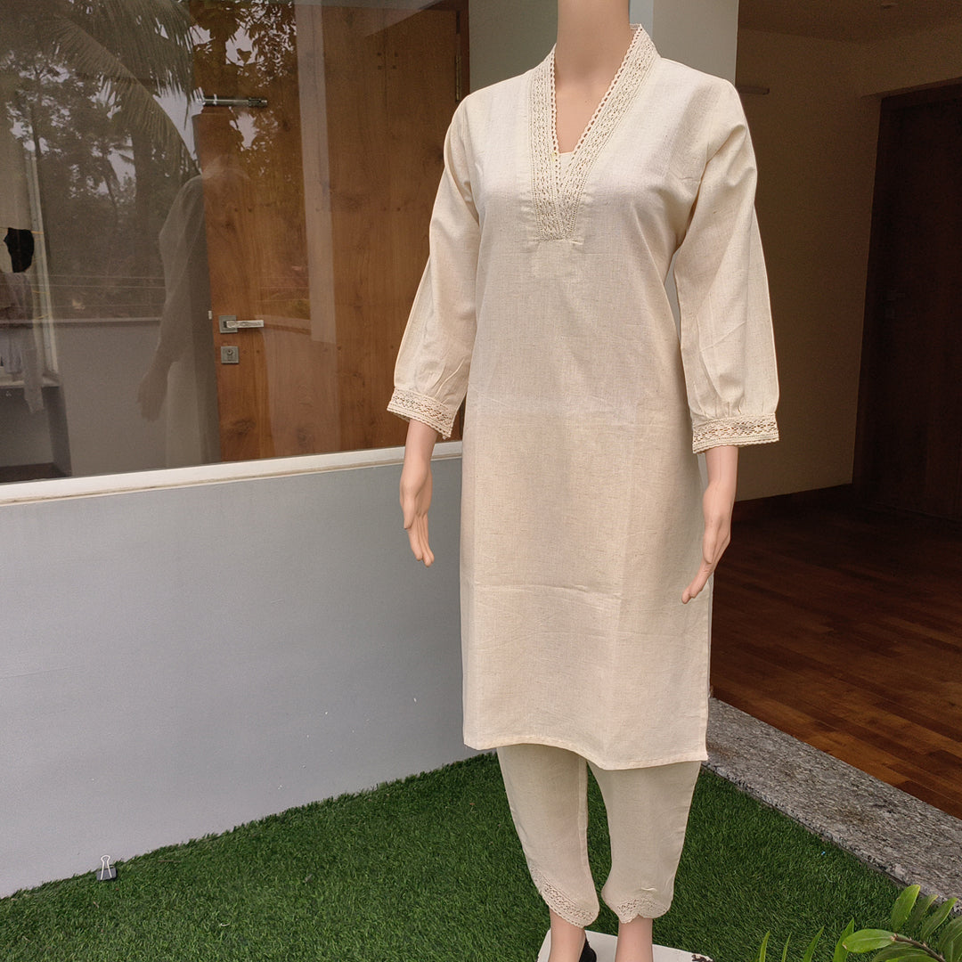 Khadi Cotton Co-ord Set (2-piece)