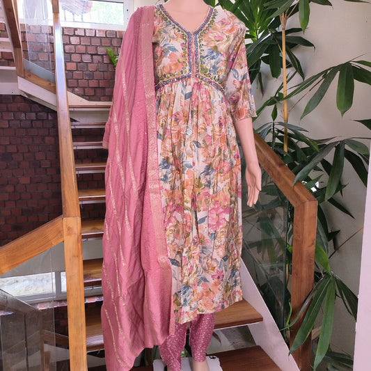 Pure Muslin Aliyah Cut Dress