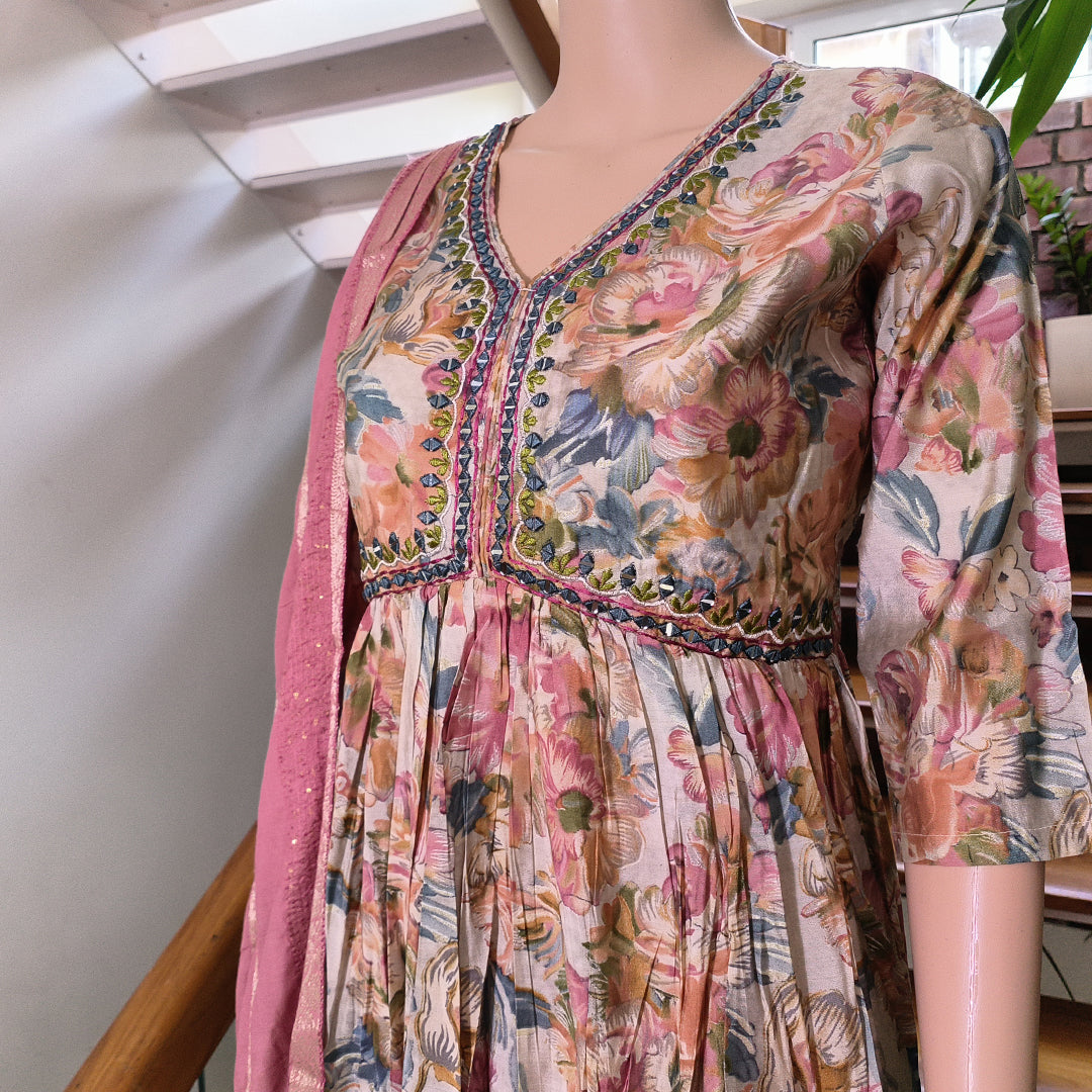 Pure Muslin Aliyah Cut Dress