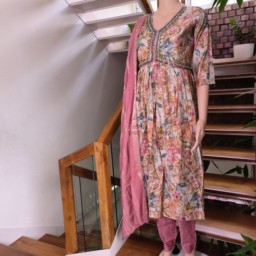 Pure Muslin Aliyah Cut Dress