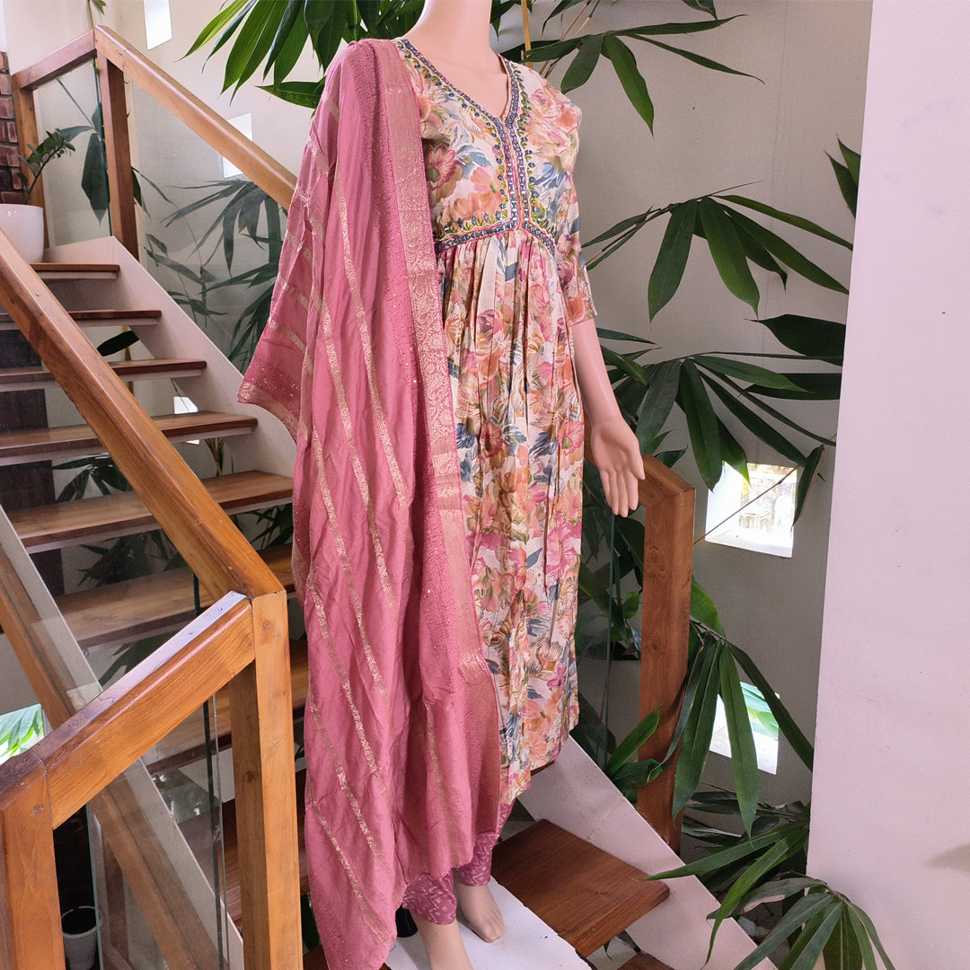 Pure Muslin Aliyah Cut Dress